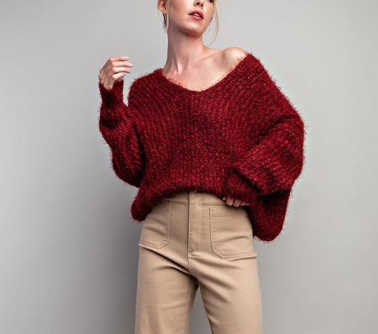 Merlot Chester Sweater