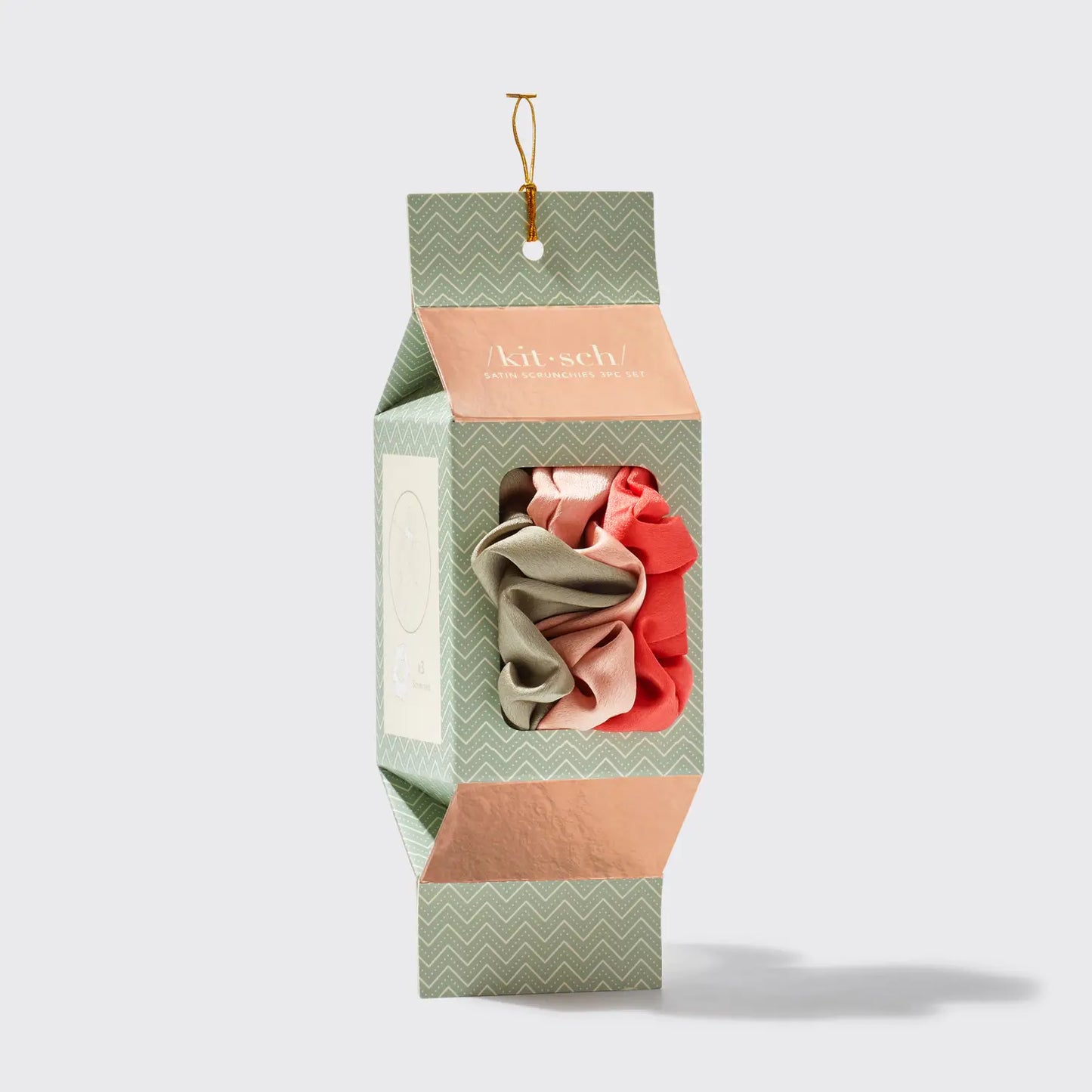 Holiday Satin Scrunchie Set