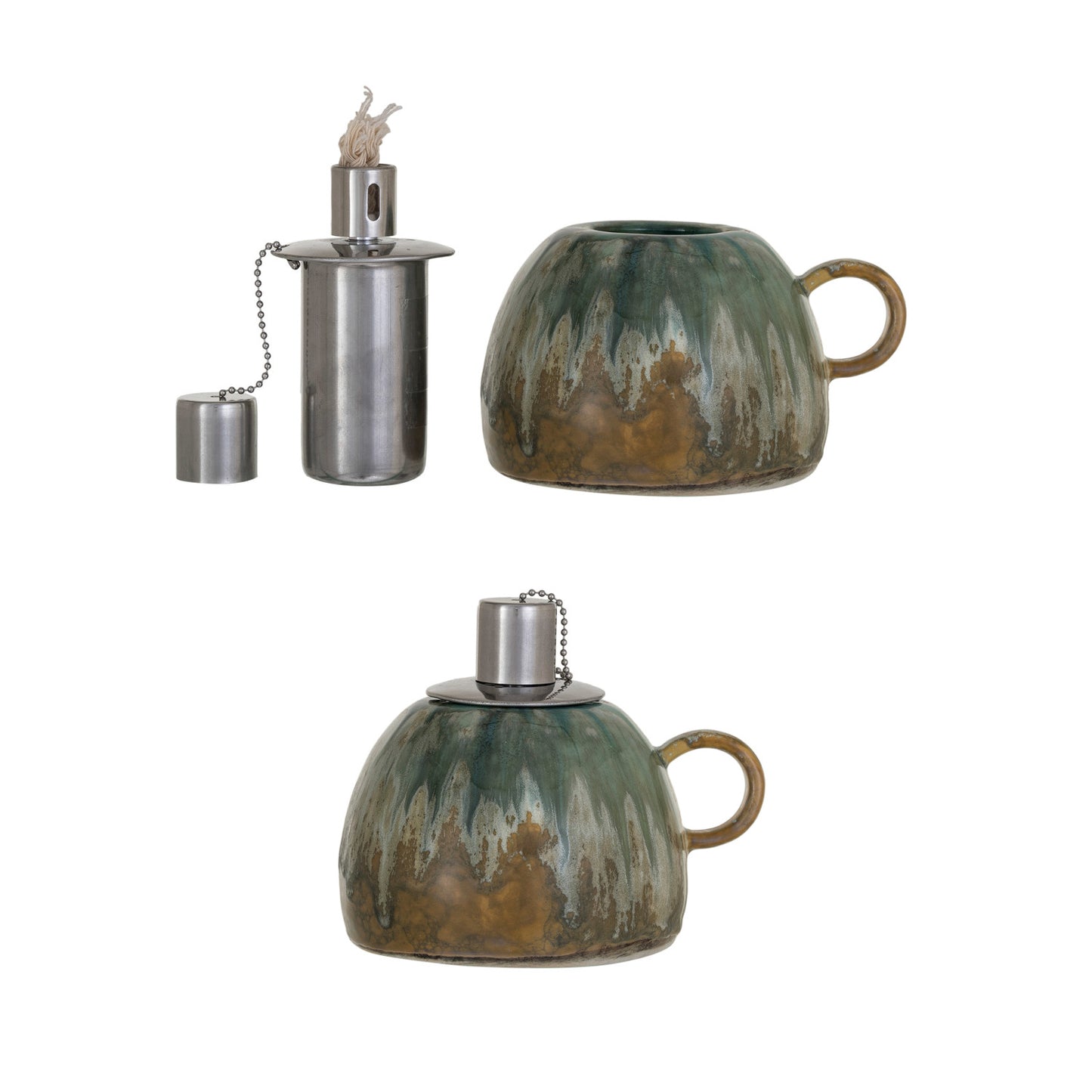 Stoneware Oil Lantern