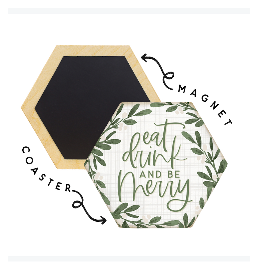 Eat and Drink Coaster / Magnet