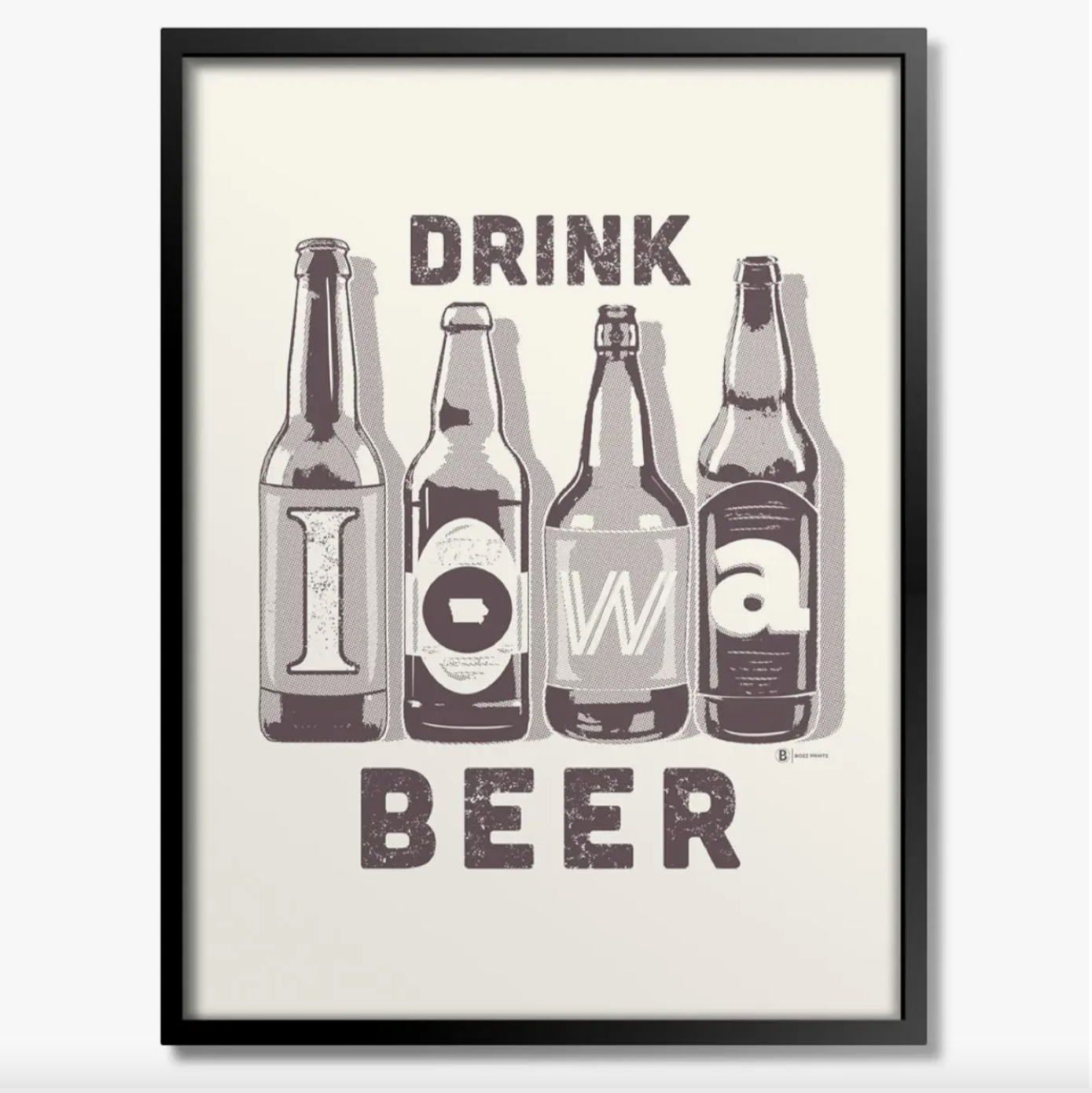 IOWA BEER PRINT