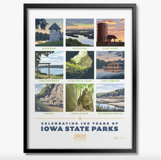 Iowa Parks Print