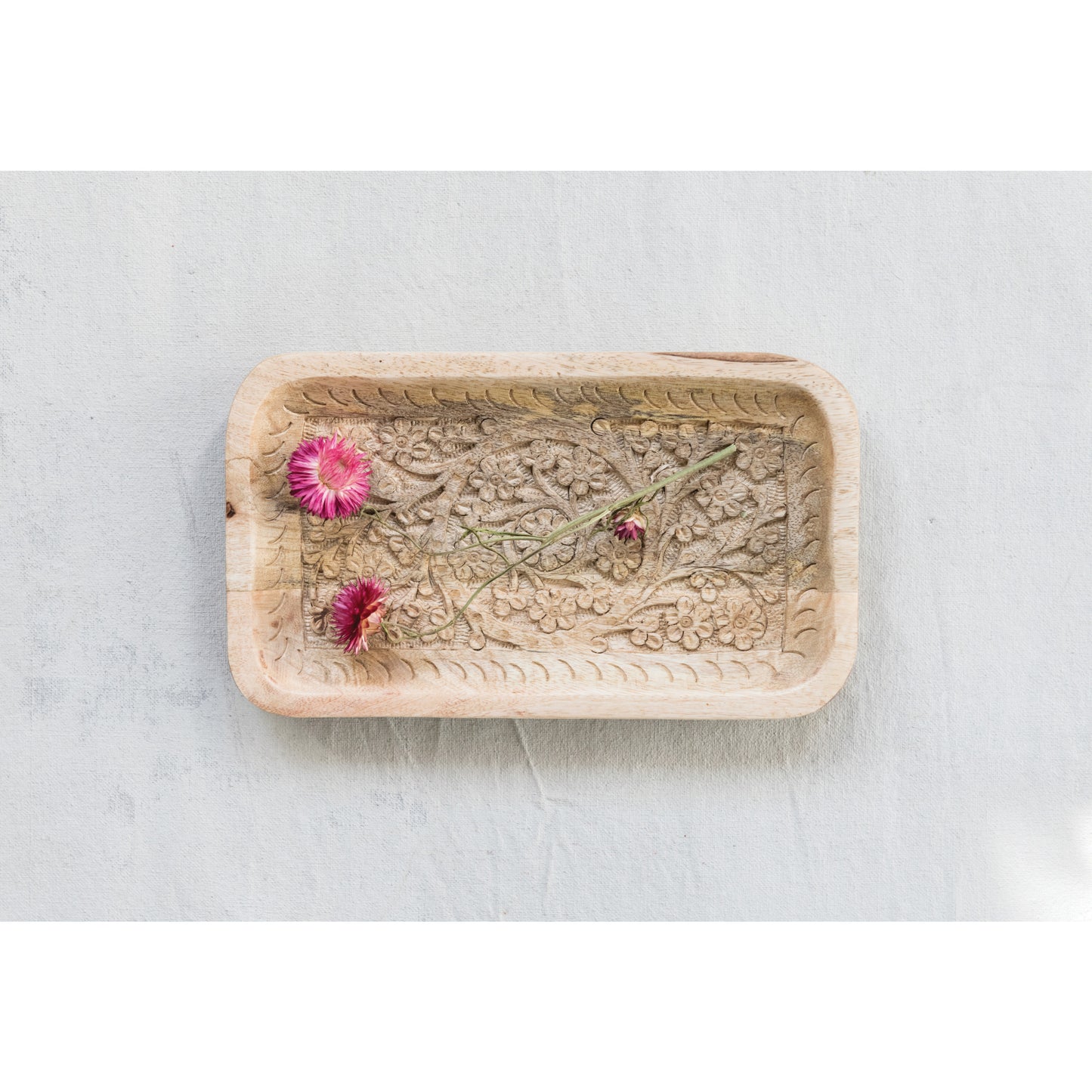 Mango Tango Wood Tray