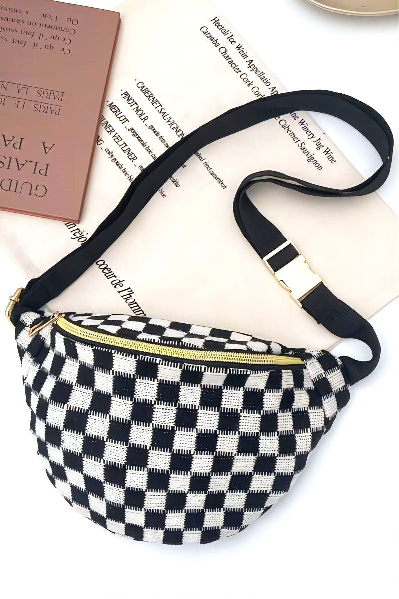 Checkered Crossbody Sling