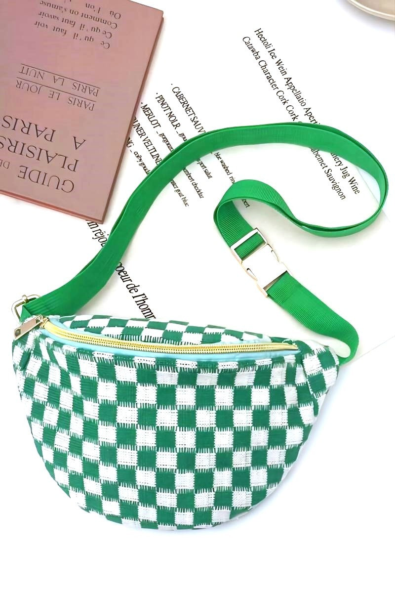 Checkered Crossbody Sling