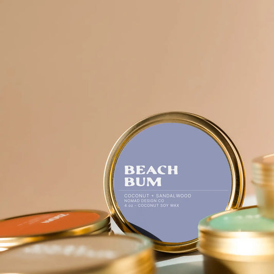 Beach Bum Candle Tin