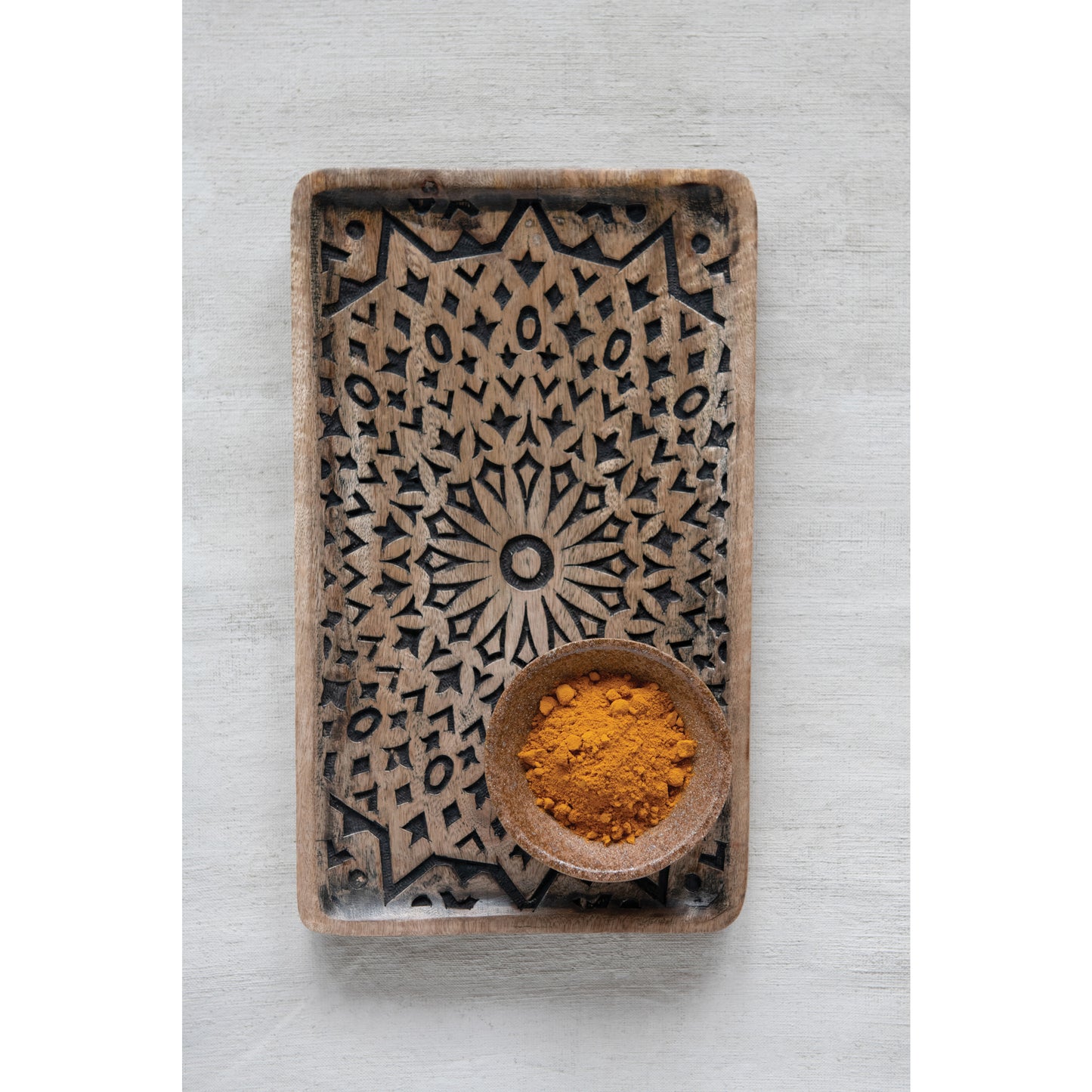 Malindori Hand Carved Tray