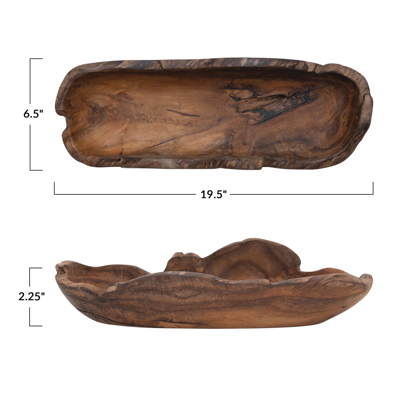 Teak Wood Decorative Bowl