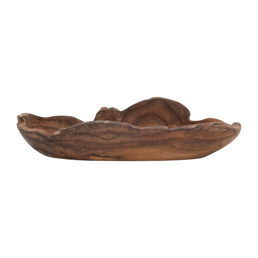 Teak Wood Decorative Bowl